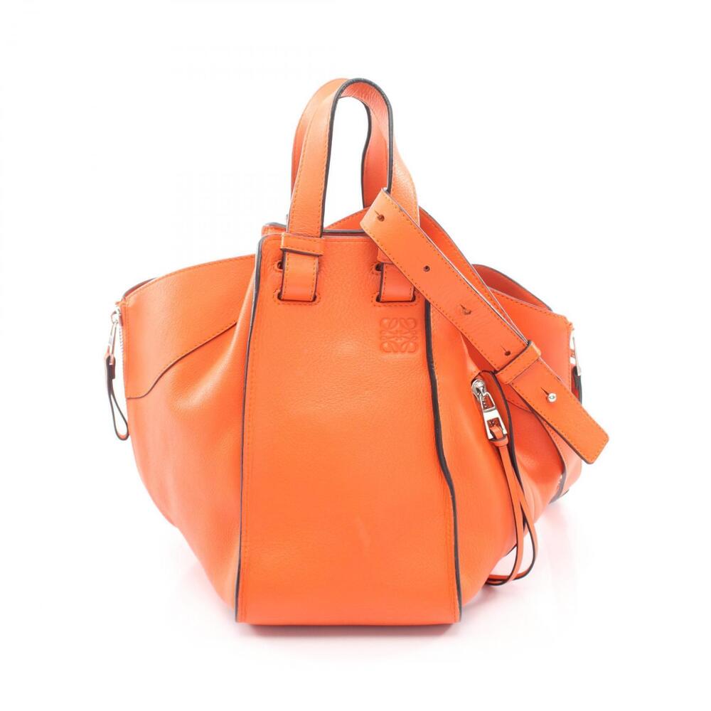 Loewe Hammock Handbag Leather Orange Tone